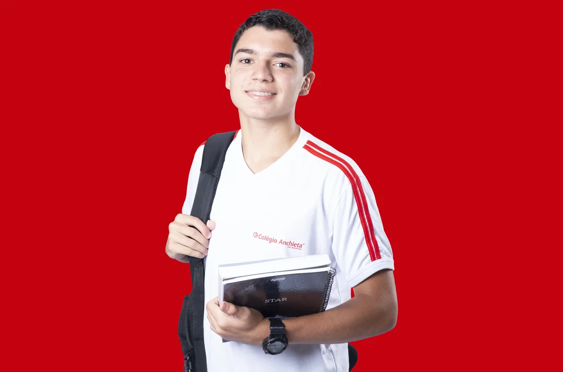 Estudante do Ensino Médio do Colégio Anchieta