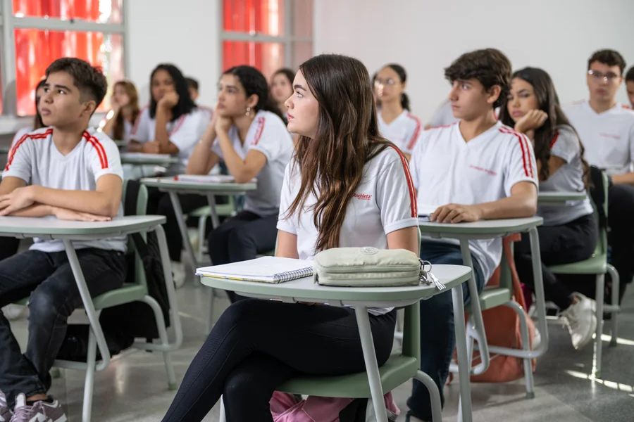 Estudante do Colégio Anchieta