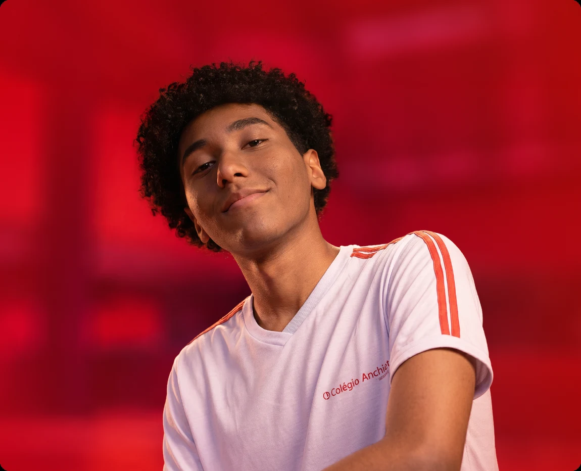 Estudante do Ensino Médio do Colégio Anchieta